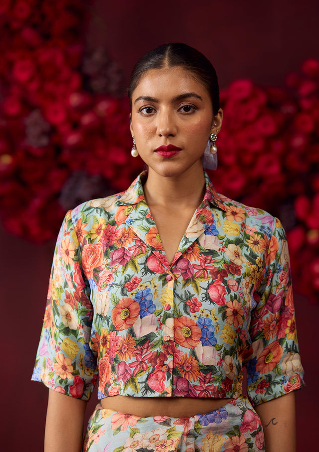 Printed Blouse Fabric
