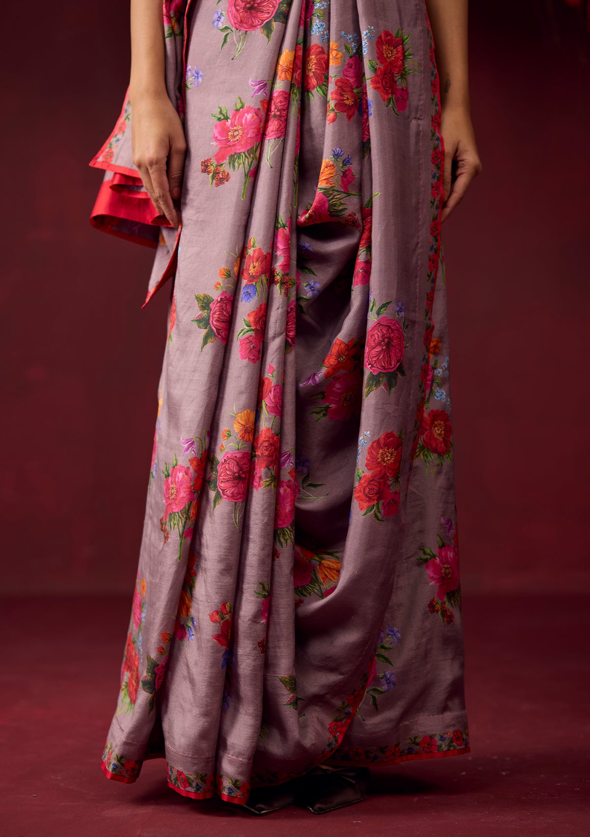 Eternal Love Slate Saree