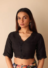 Celestial Black Blouse
