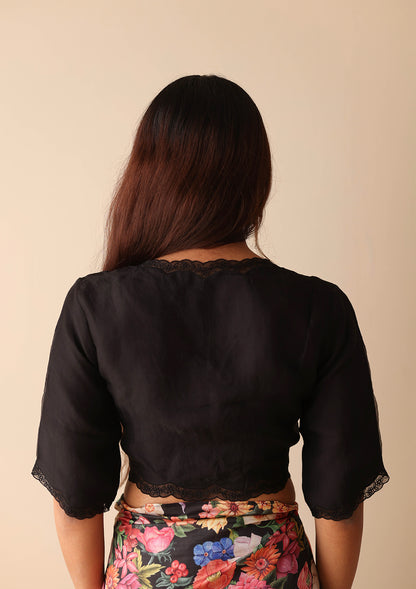 Celestial Black Blouse