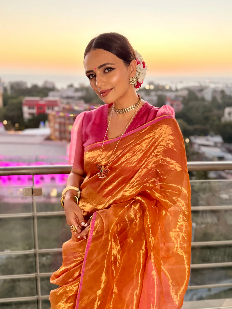 Roshni Chopra In Festive Cheer Saree
