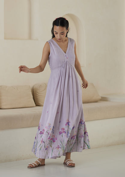 Playful Surprises Mauve Dress