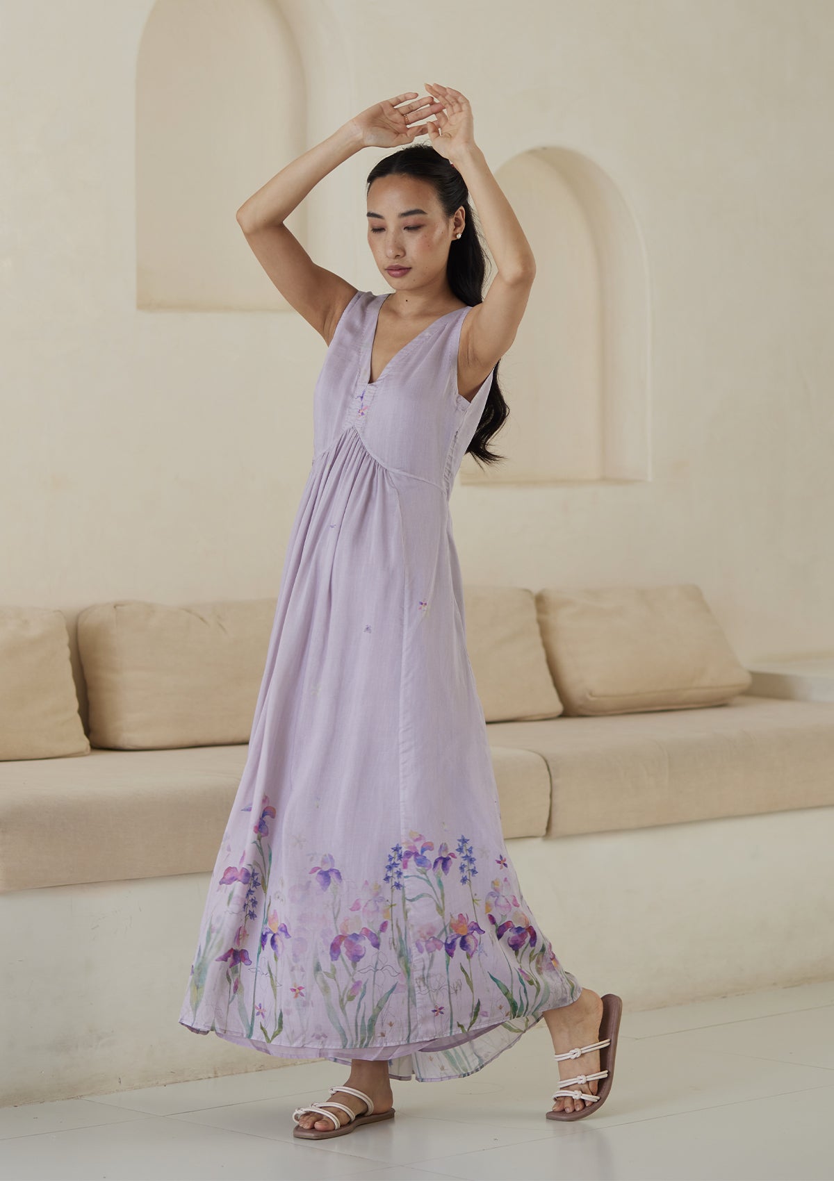 Playful Surprises Mauve Dress