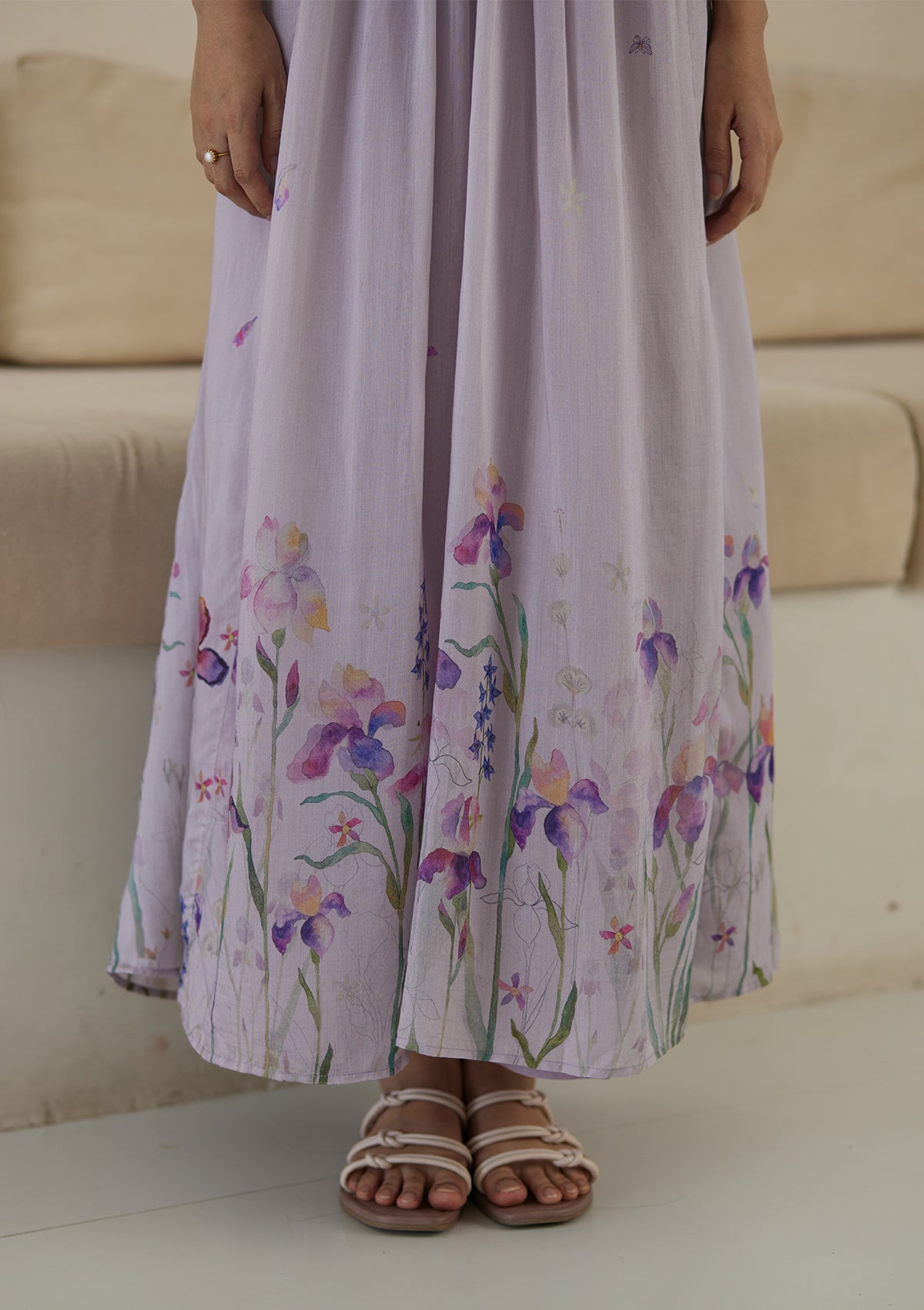 Playful Surprises Mauve Dress