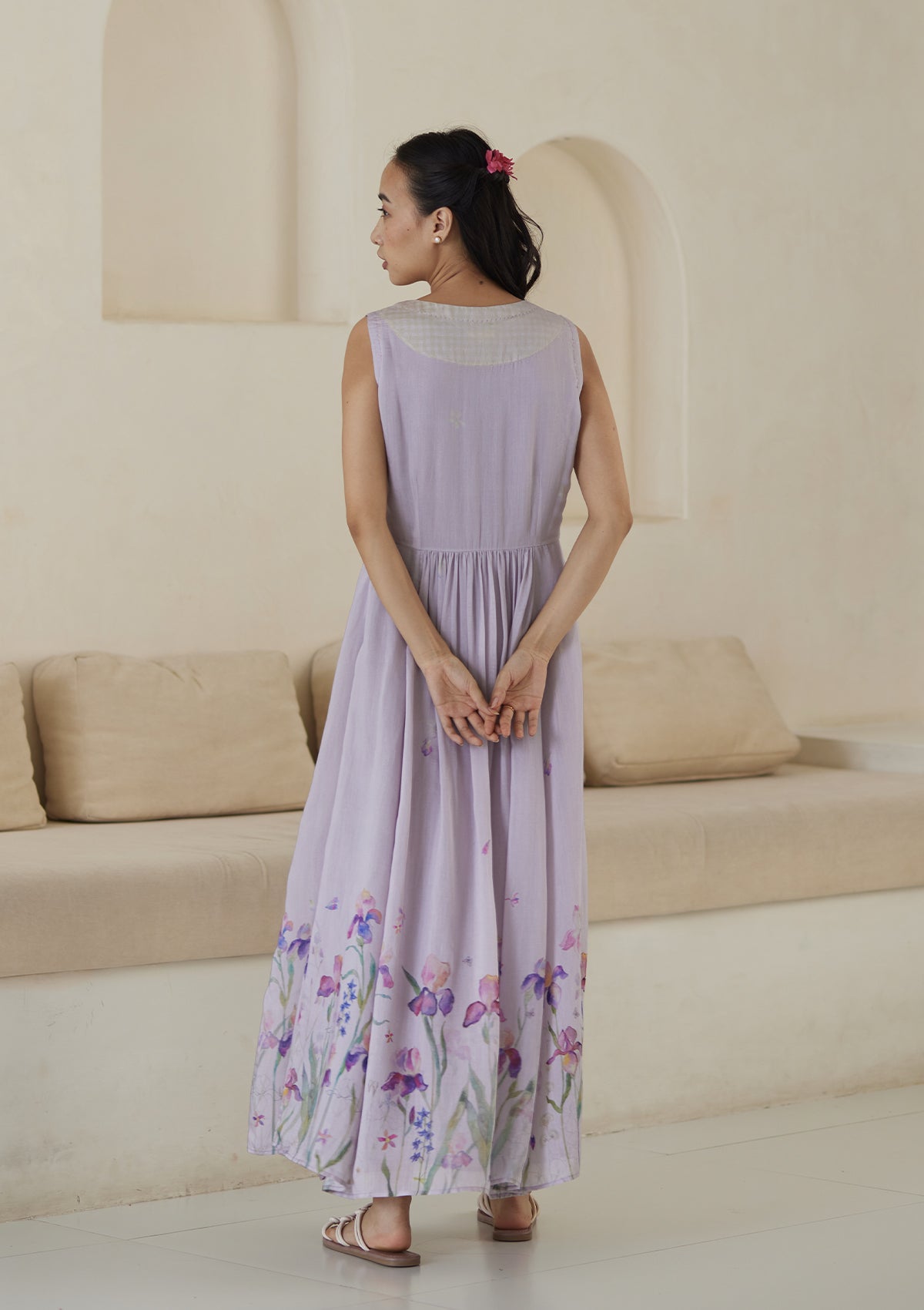 Playful Surprises Mauve Dress