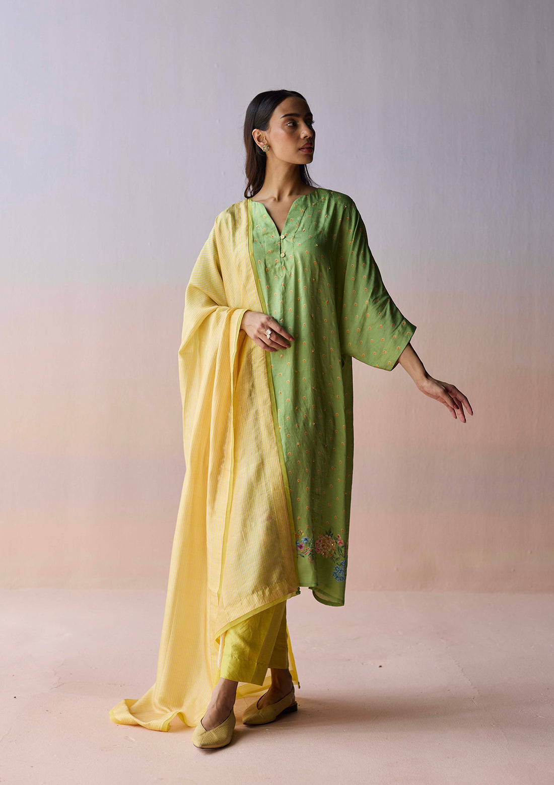 Soft Radiance Yellow Dupatta