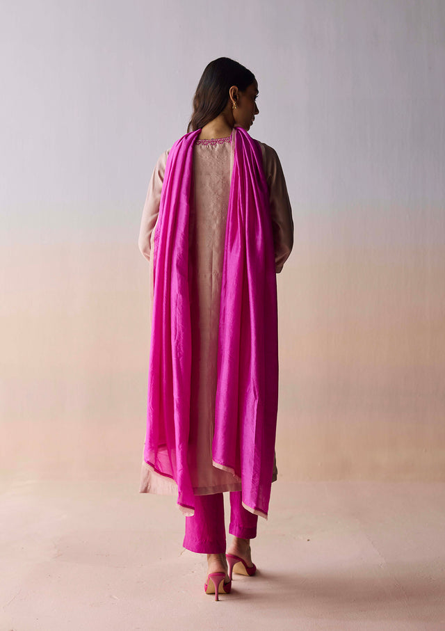 Lightfall Pink Dupatta