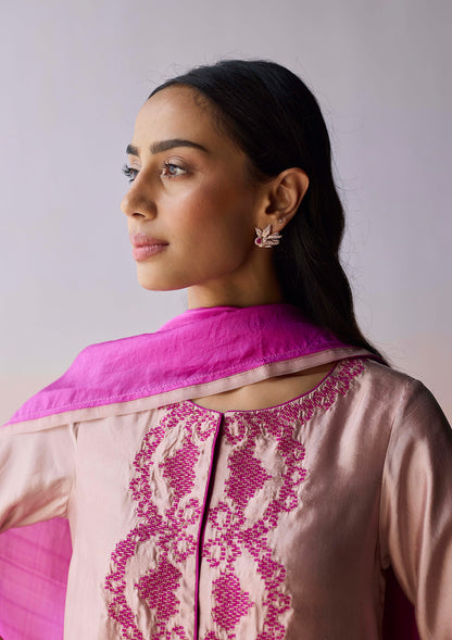 Lightfall Pink Dupatta