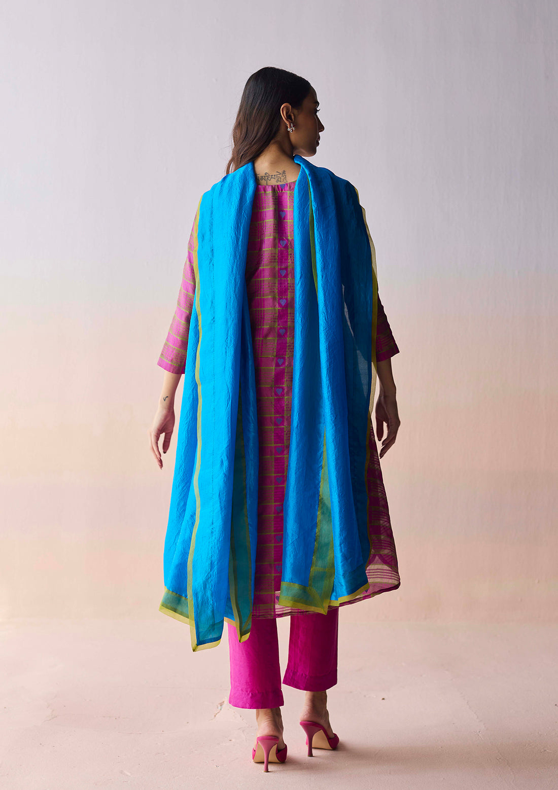 Lightfall Blue Dupatta