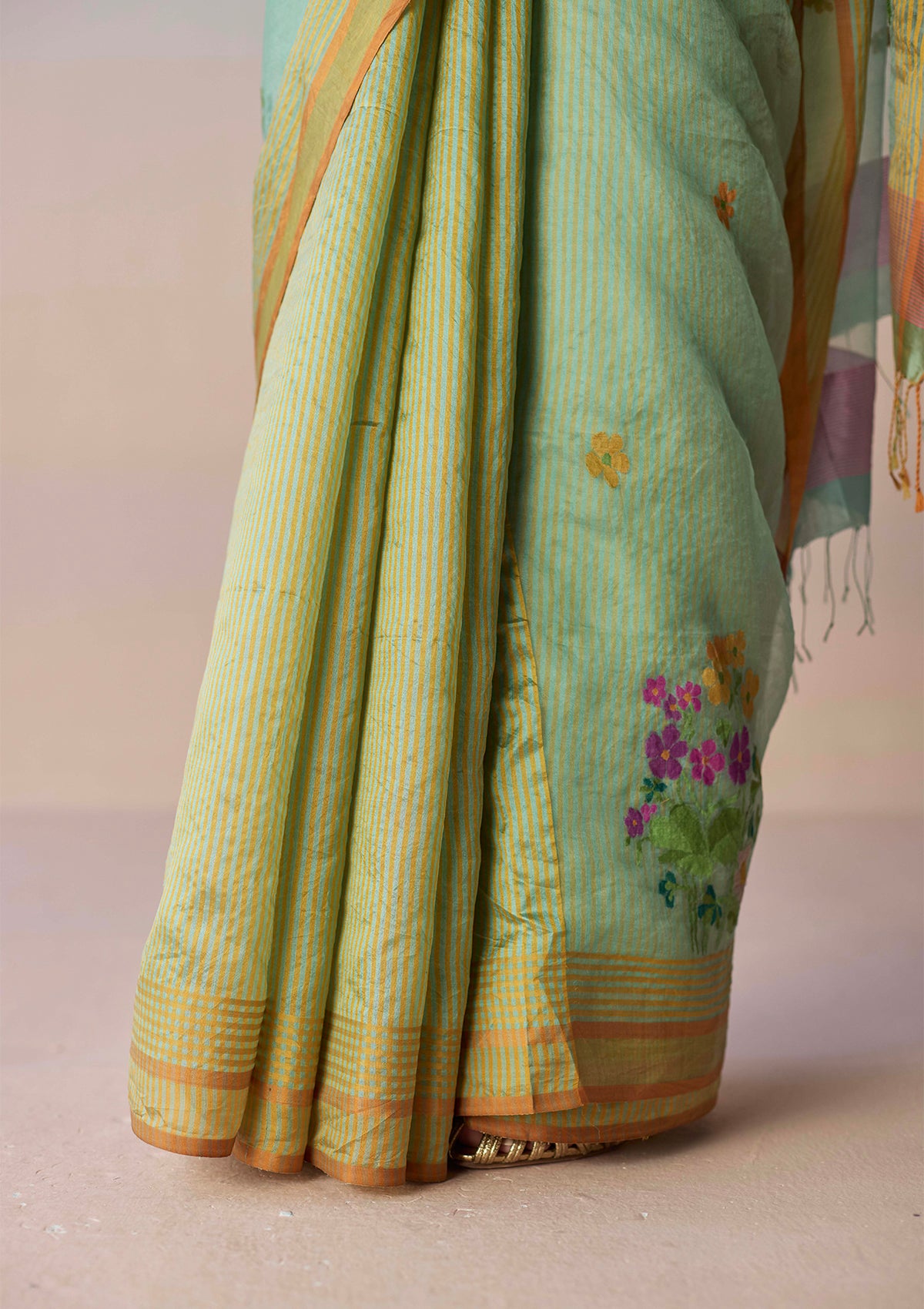 Earthsong Jamdani Saree
