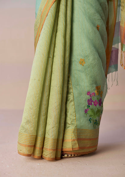 Earthsong Jamdani Saree