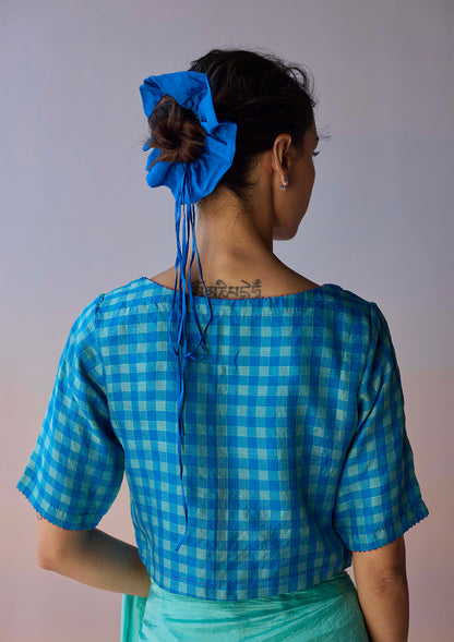 LightWoven Blue Blouse