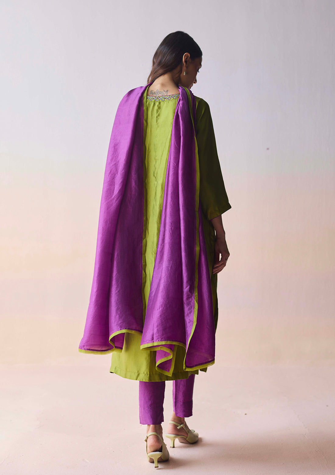 Lightfall Purple Dupatta