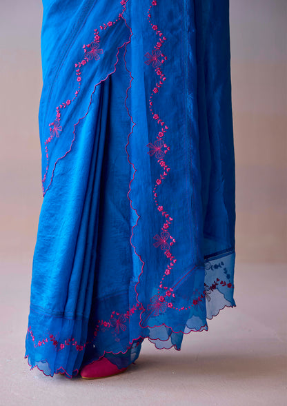 Moonglade Embroidered Saree