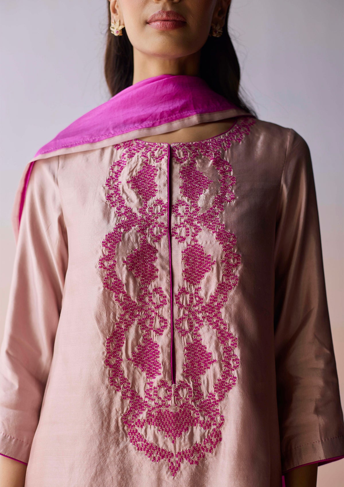 Riverstone Pink Kurta Set