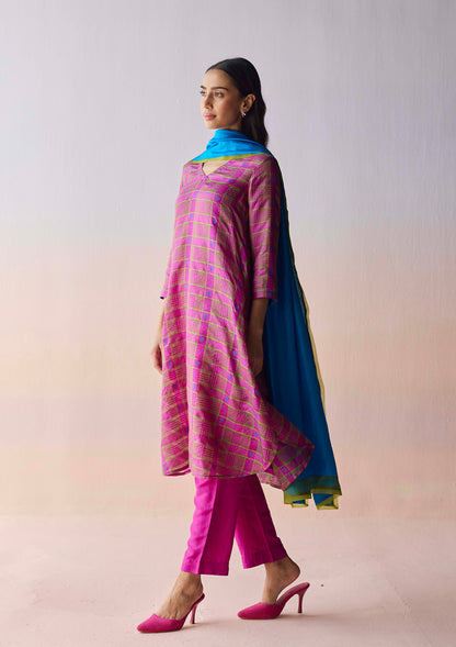 Heartglow Jamdani Kurta Set