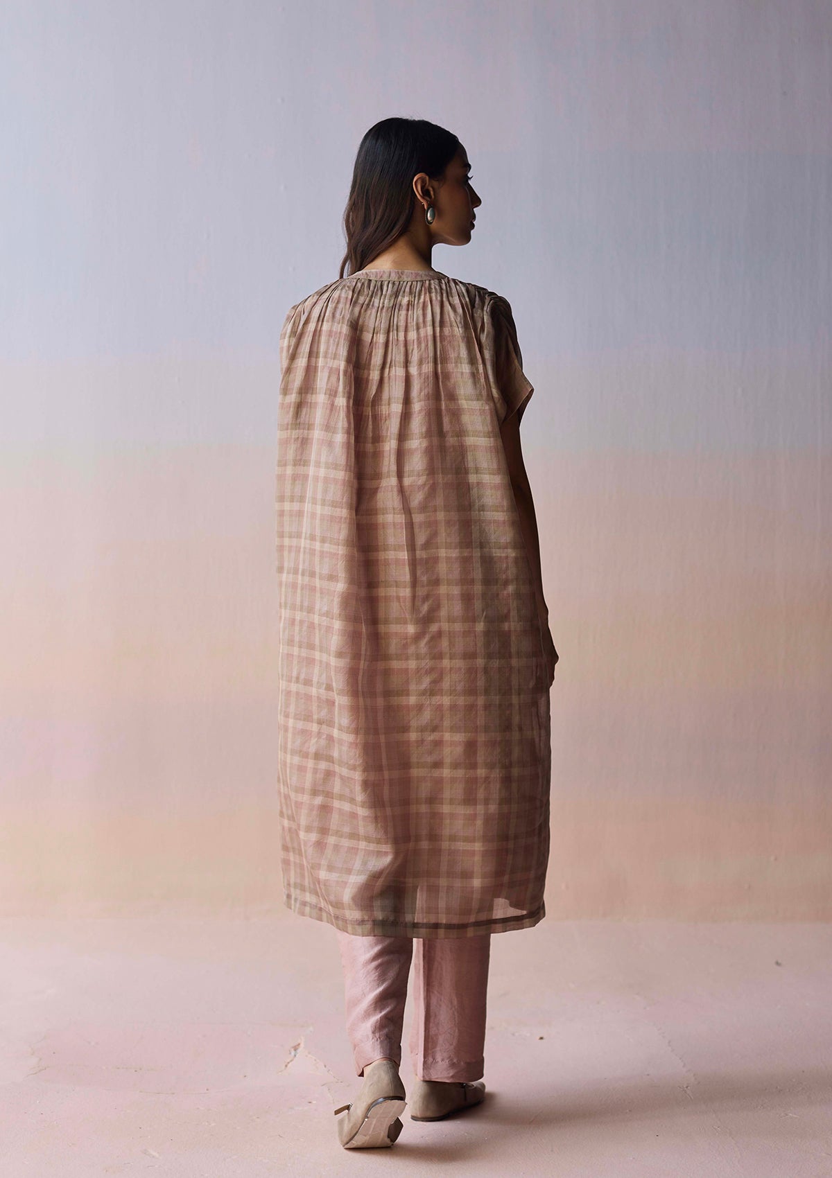 Rooted Brown Kurta Set
