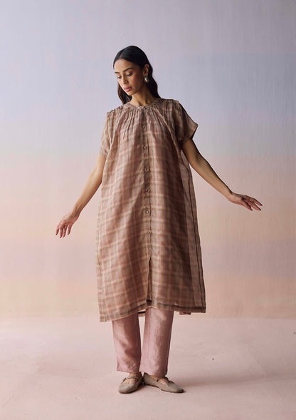 Rooted Brown Kurta Set