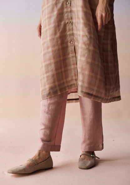 Rooted Brown Kurta Set