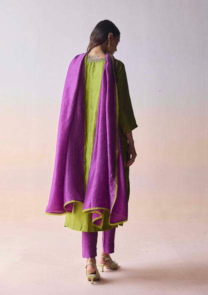 Riverstone Green Kurta Set
