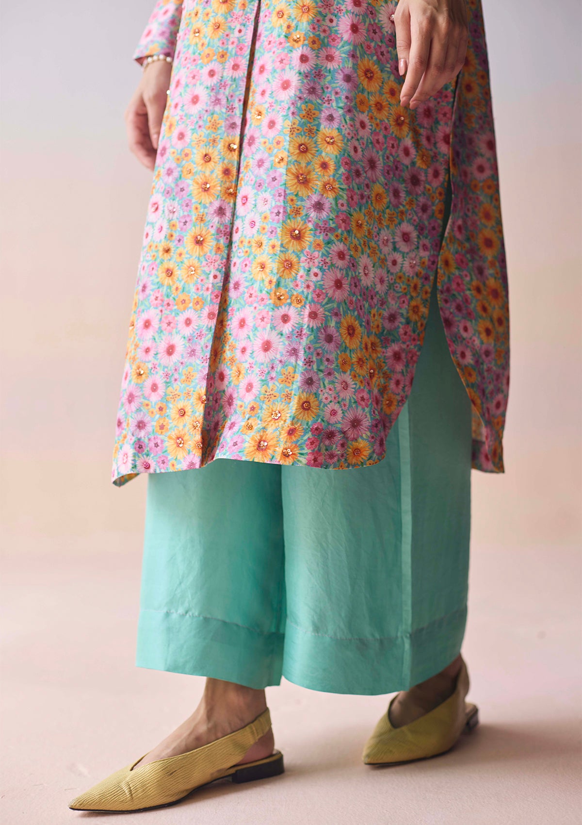 Wildflower Dawn Blue Kurta Set
