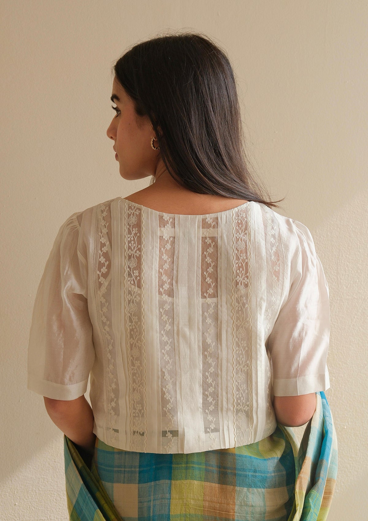 Whispering Ivy Ivory Blouse