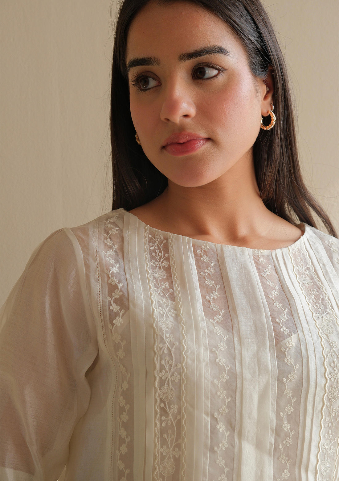 Whispering Ivy Ivory Blouse