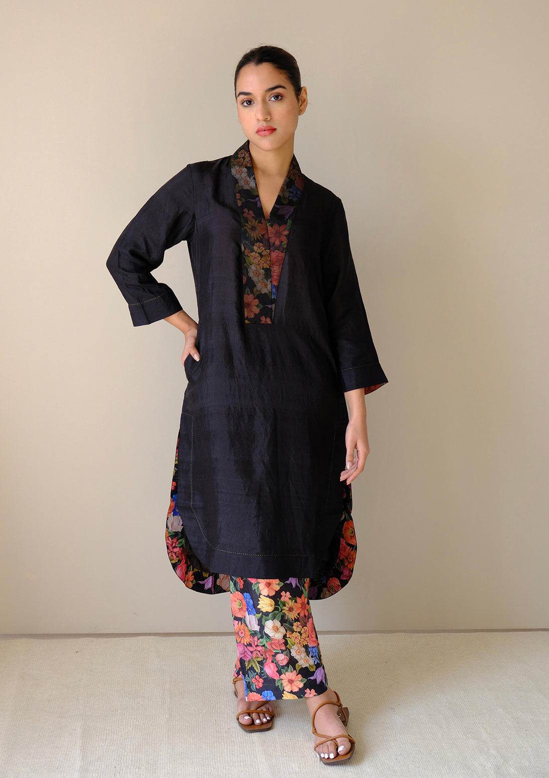 Mystic Black Kurta Set