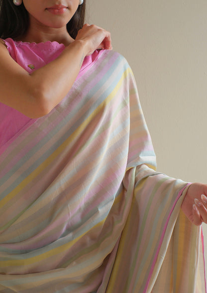 Zen Cocoon Beige Saree