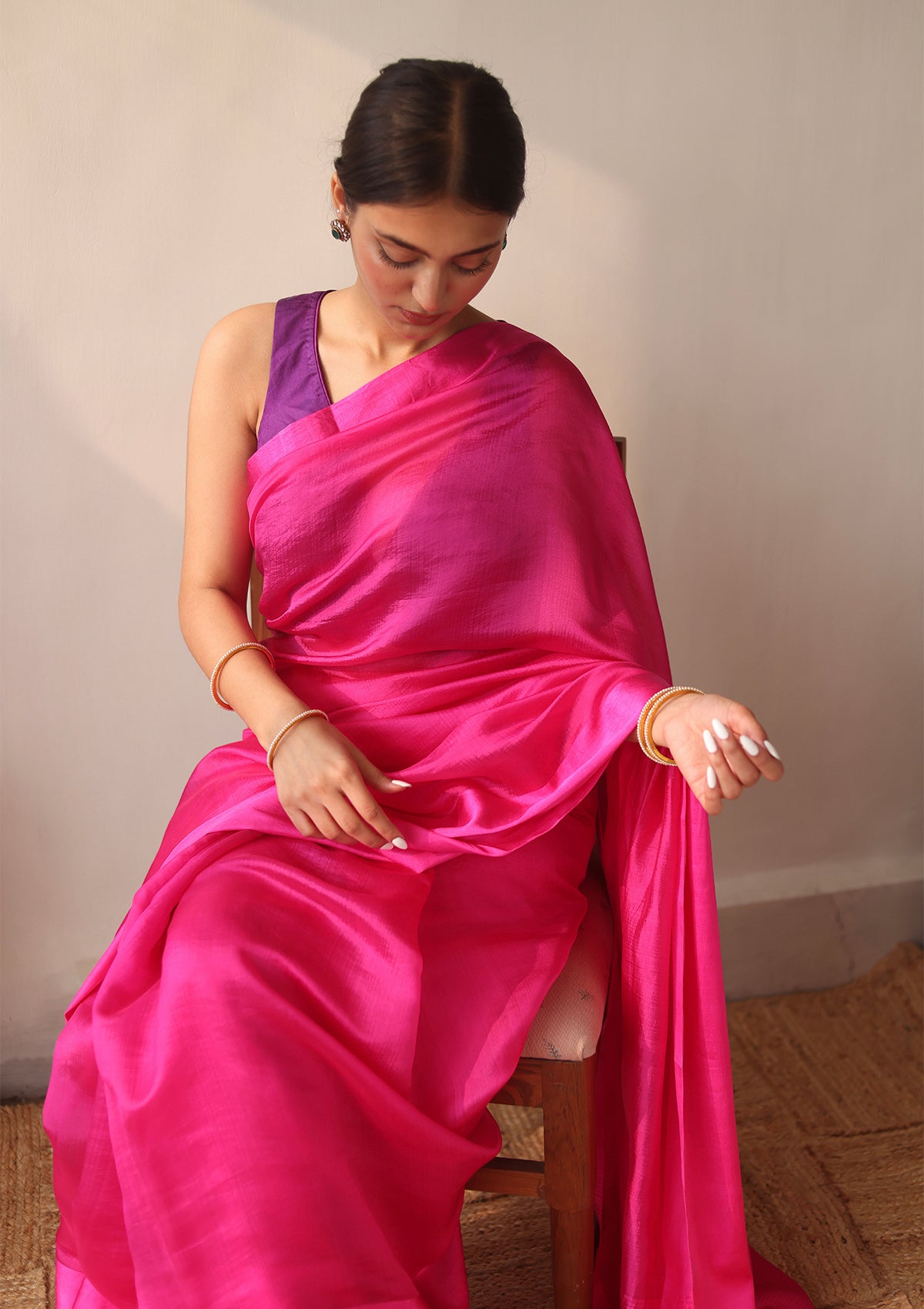 Infinite Grace Pink Saree