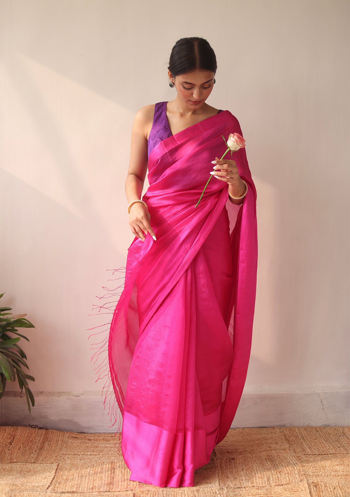 Infinite Grace Pink Saree