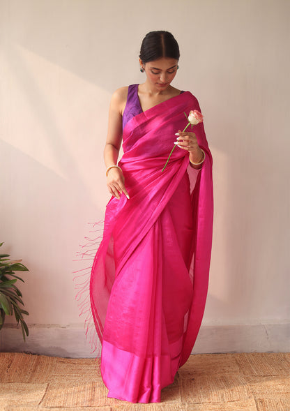 Infinite Grace Pink Saree