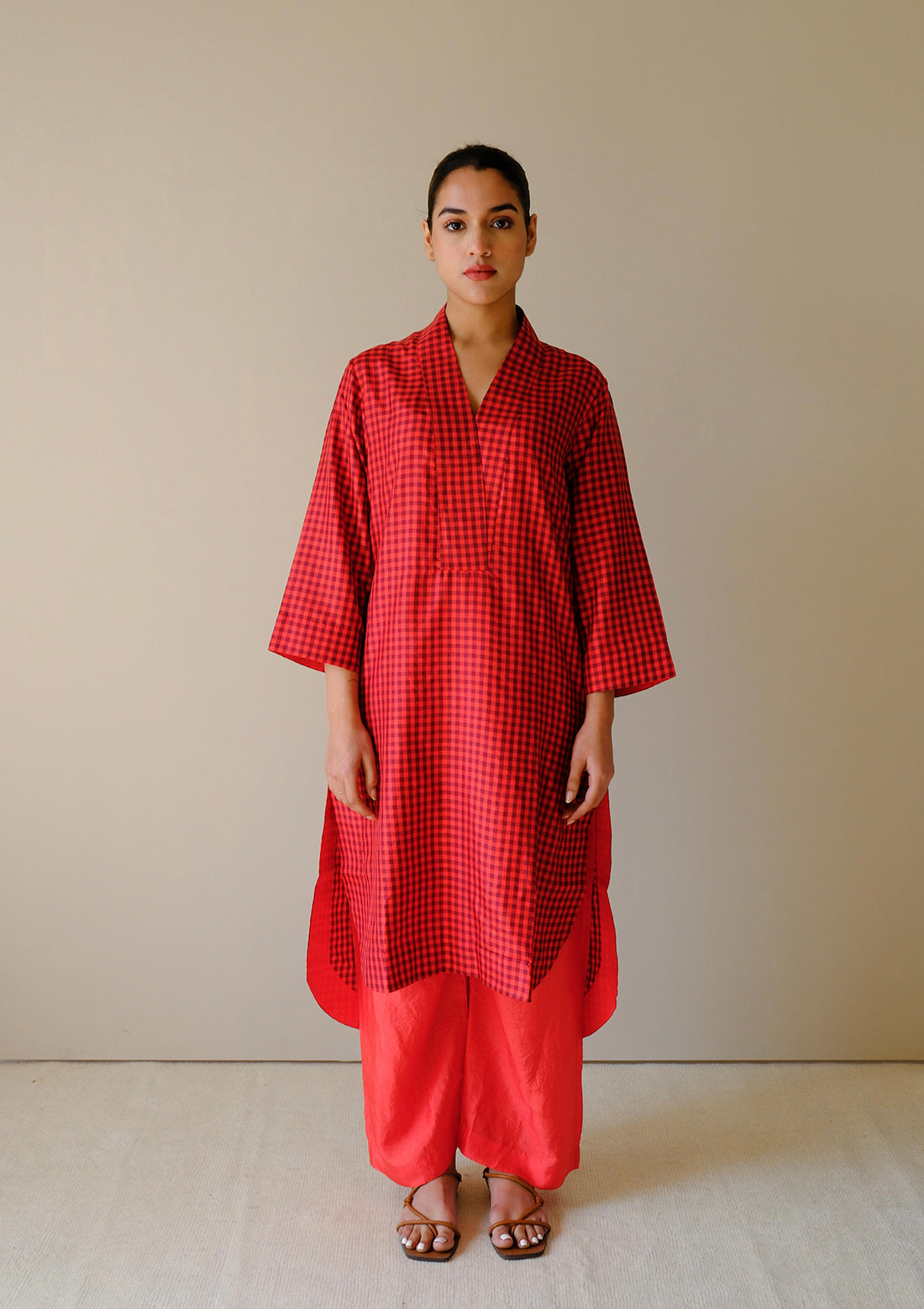 Mystic Scarlet Kurta Set