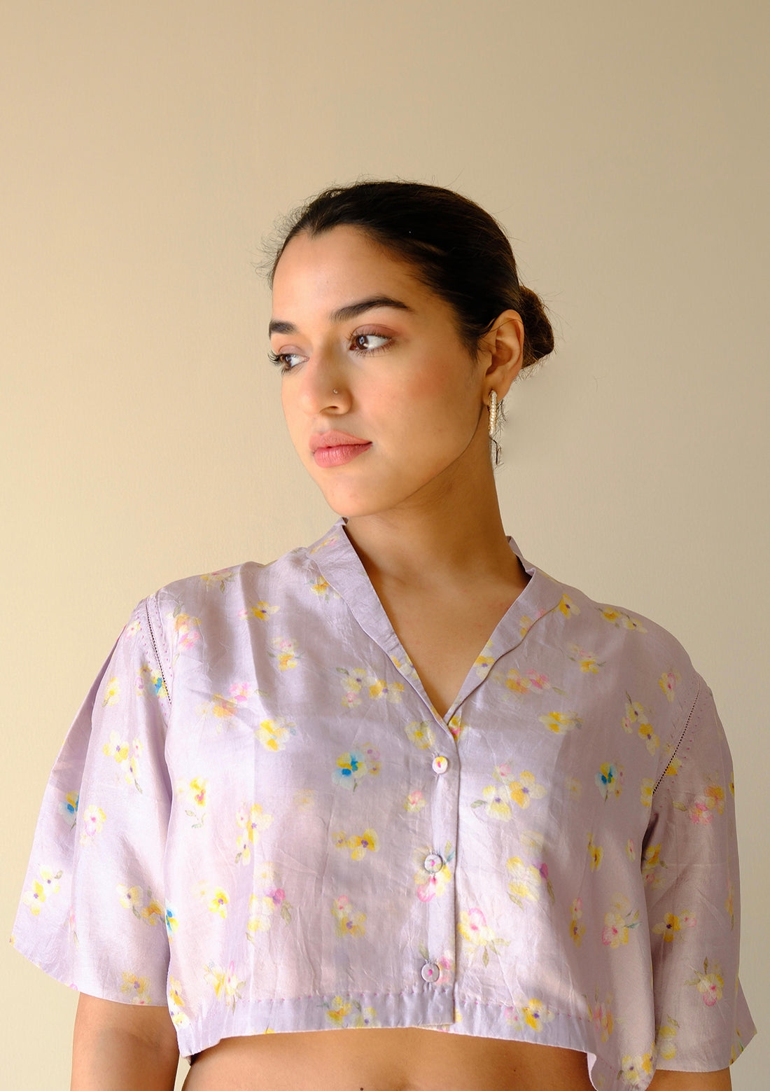 Sisterhood Sonnet Mauve Collar Blouse