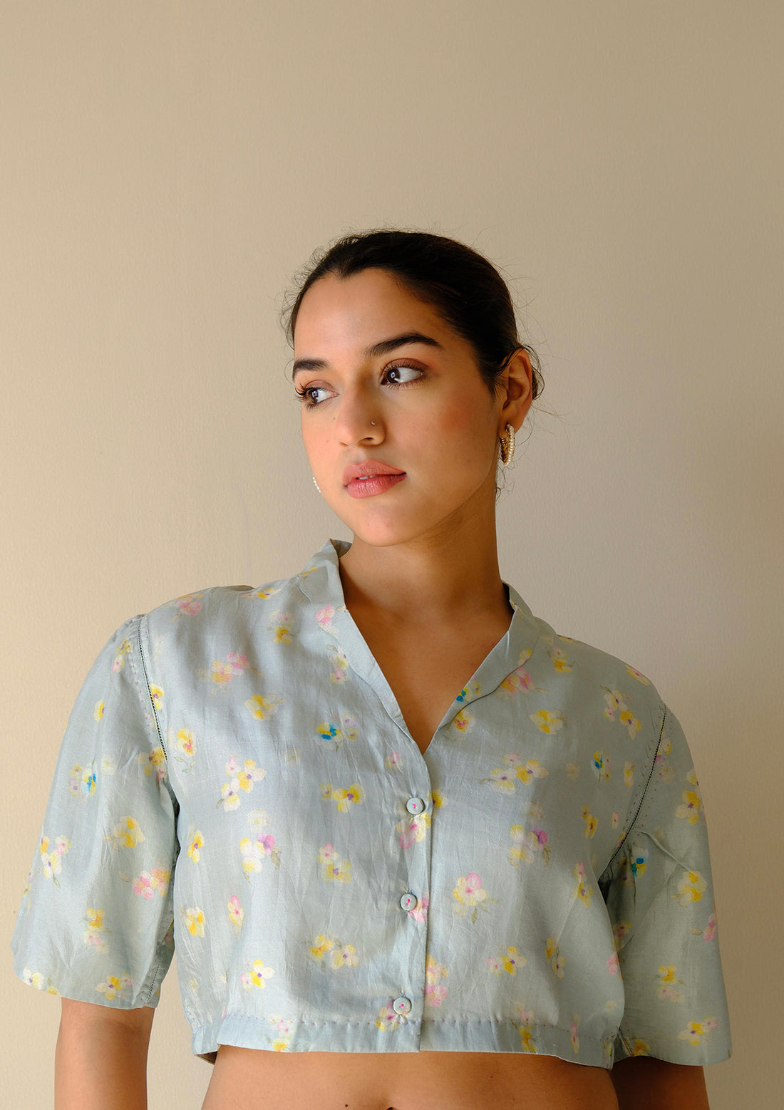 Sisterhood Sonnet Seafoam Collar Blouse