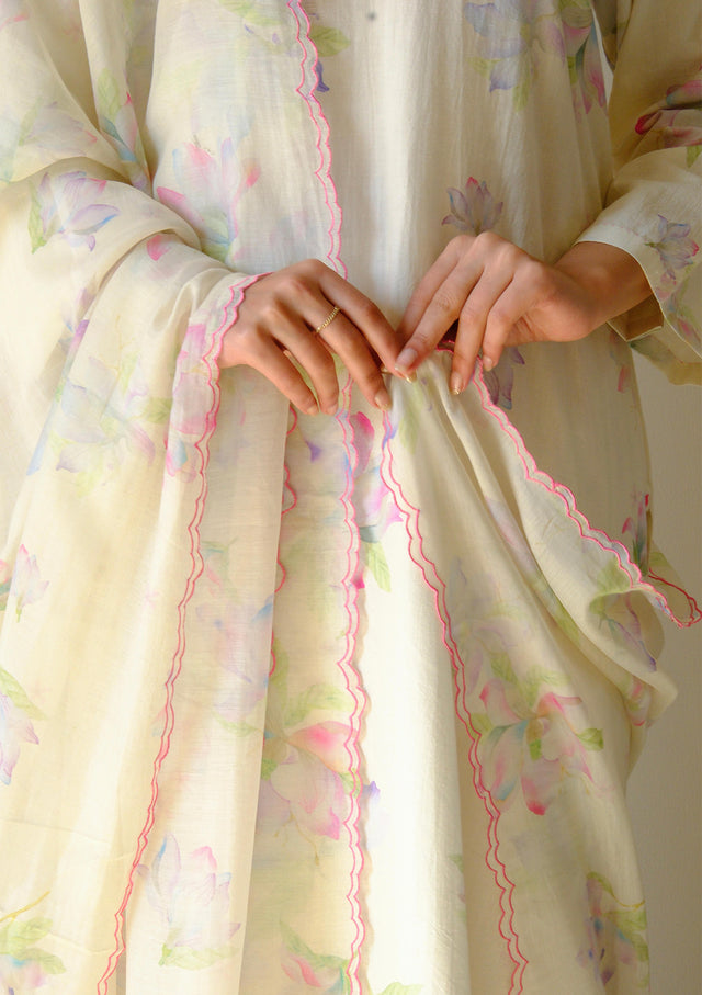 Sunkissed Magnolia Beige Dupatta