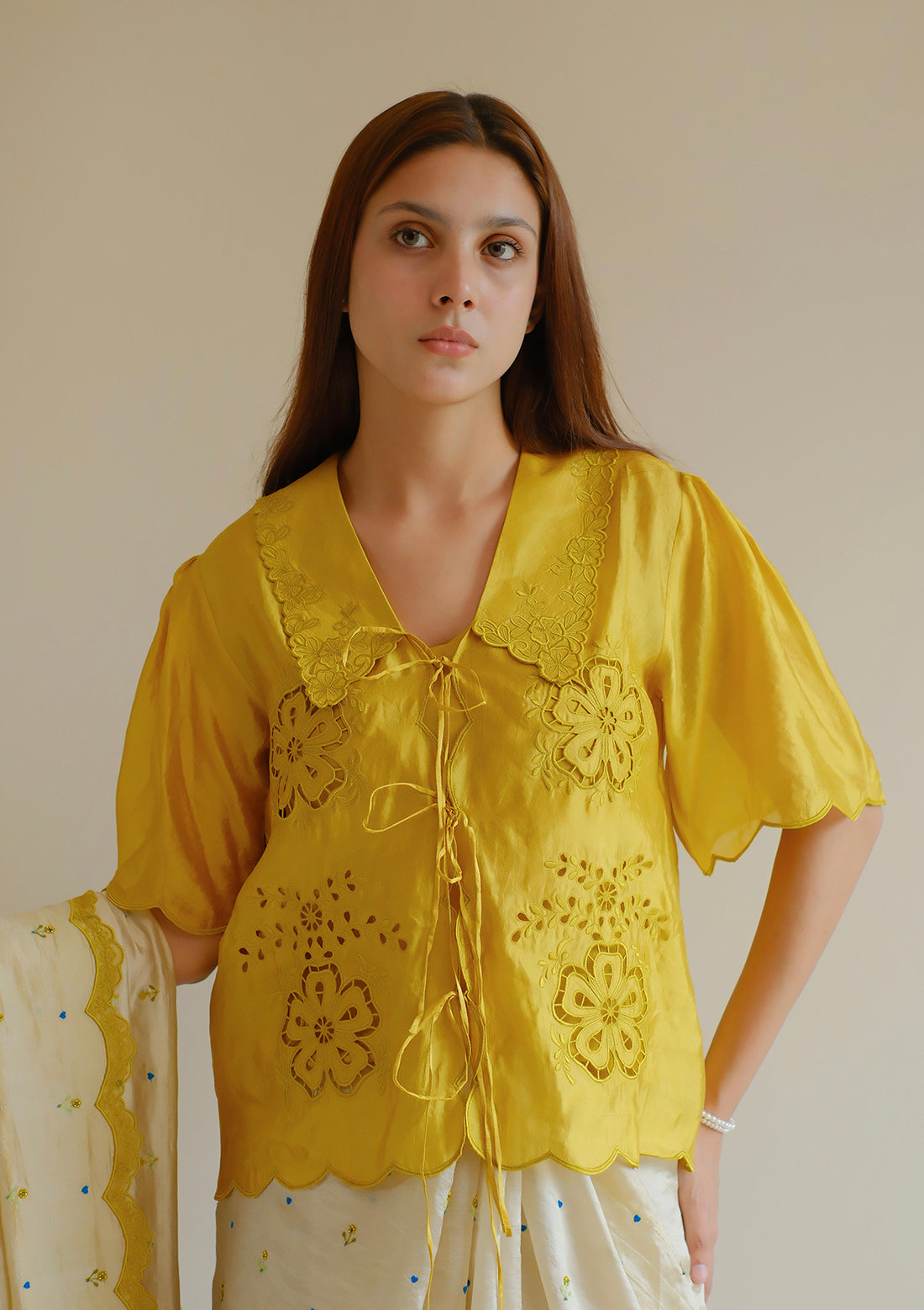 Secret Garden Yellow Blouse