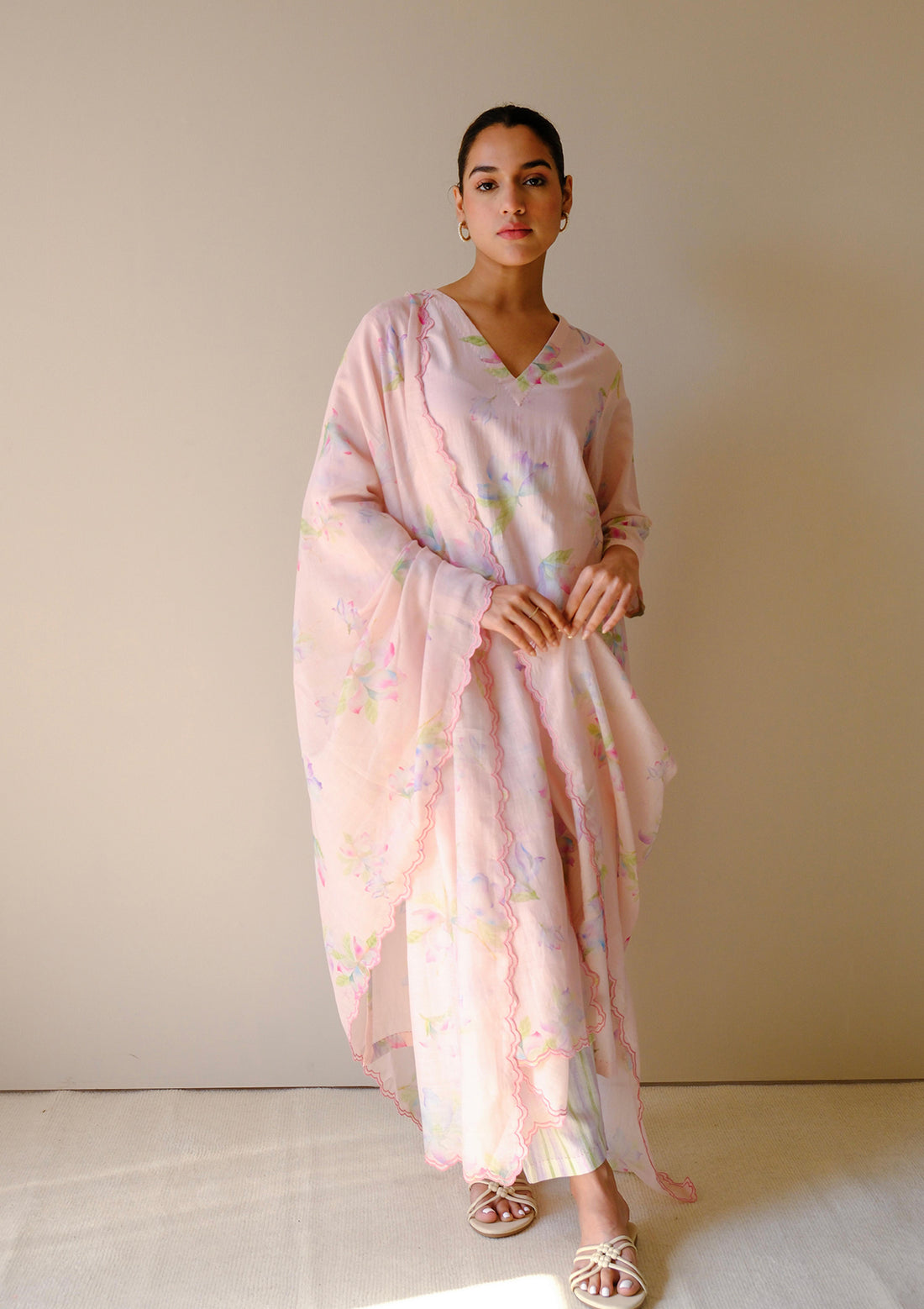 Aeris Magnolia Pink Kurta Set