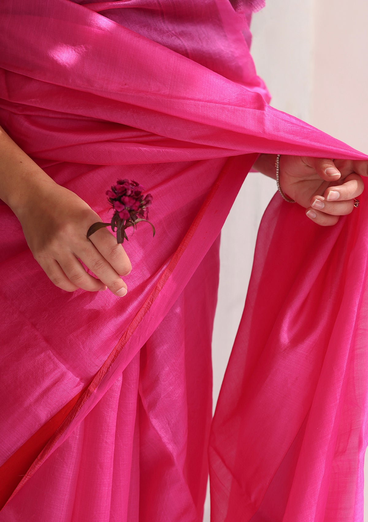 Pink Love Canal Saree