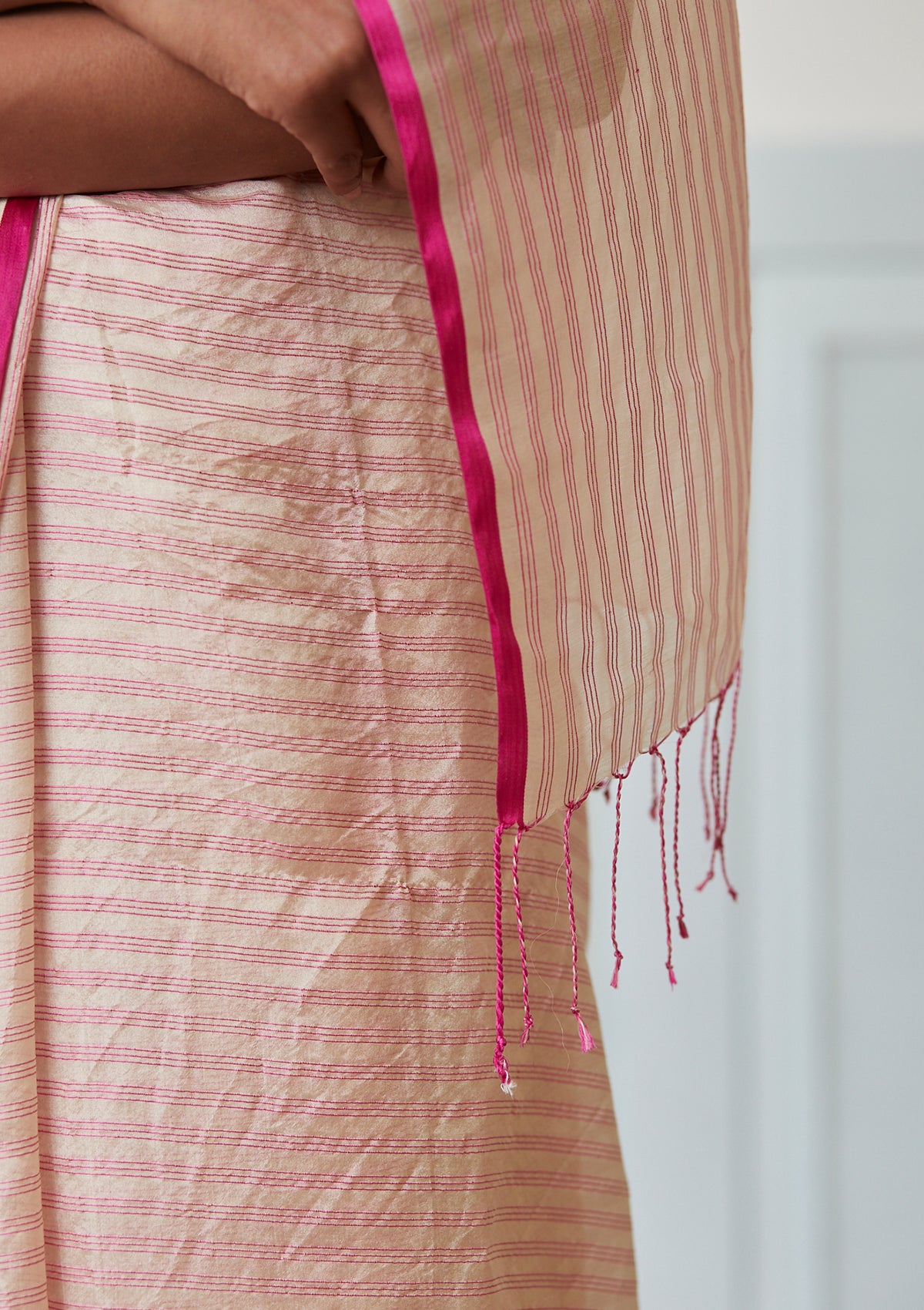 Pristine Pink Saree