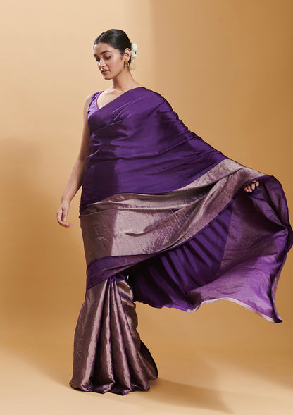 Purple Confluence Saree