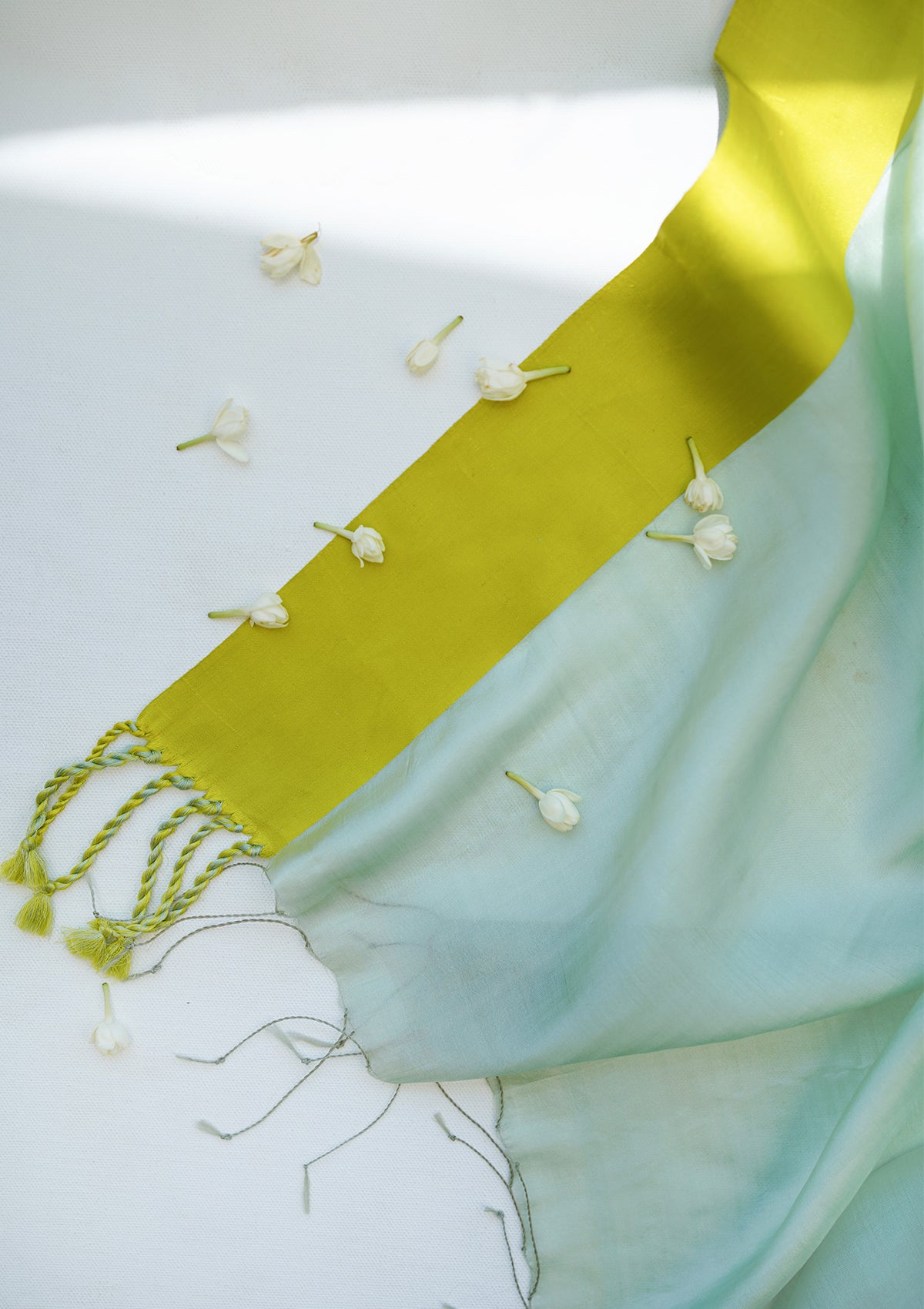 Serendipity Seafoam Saree