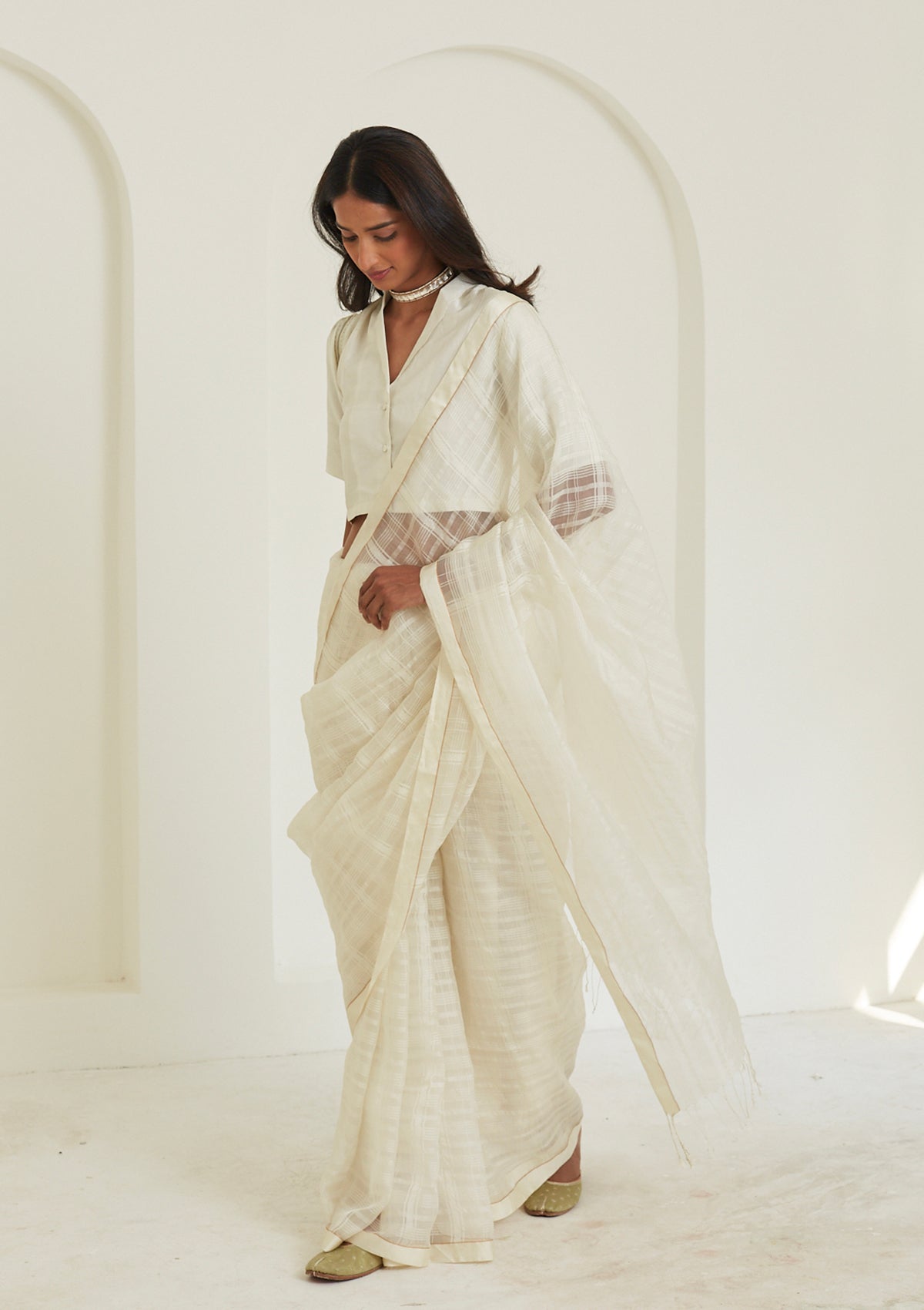 Serenity Ivory Saree