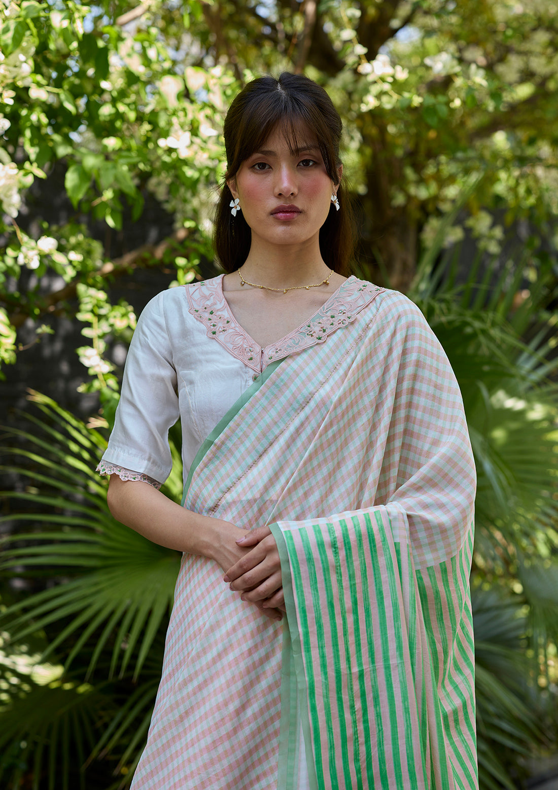 Crossroads Pink Saree