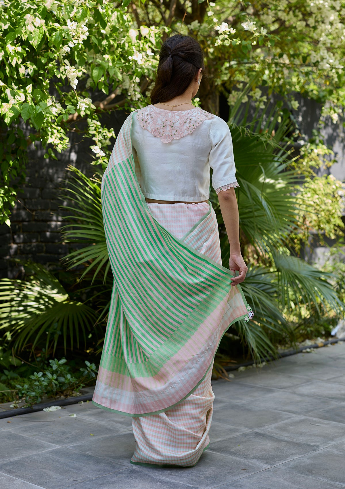 Crossroads Pink Saree
