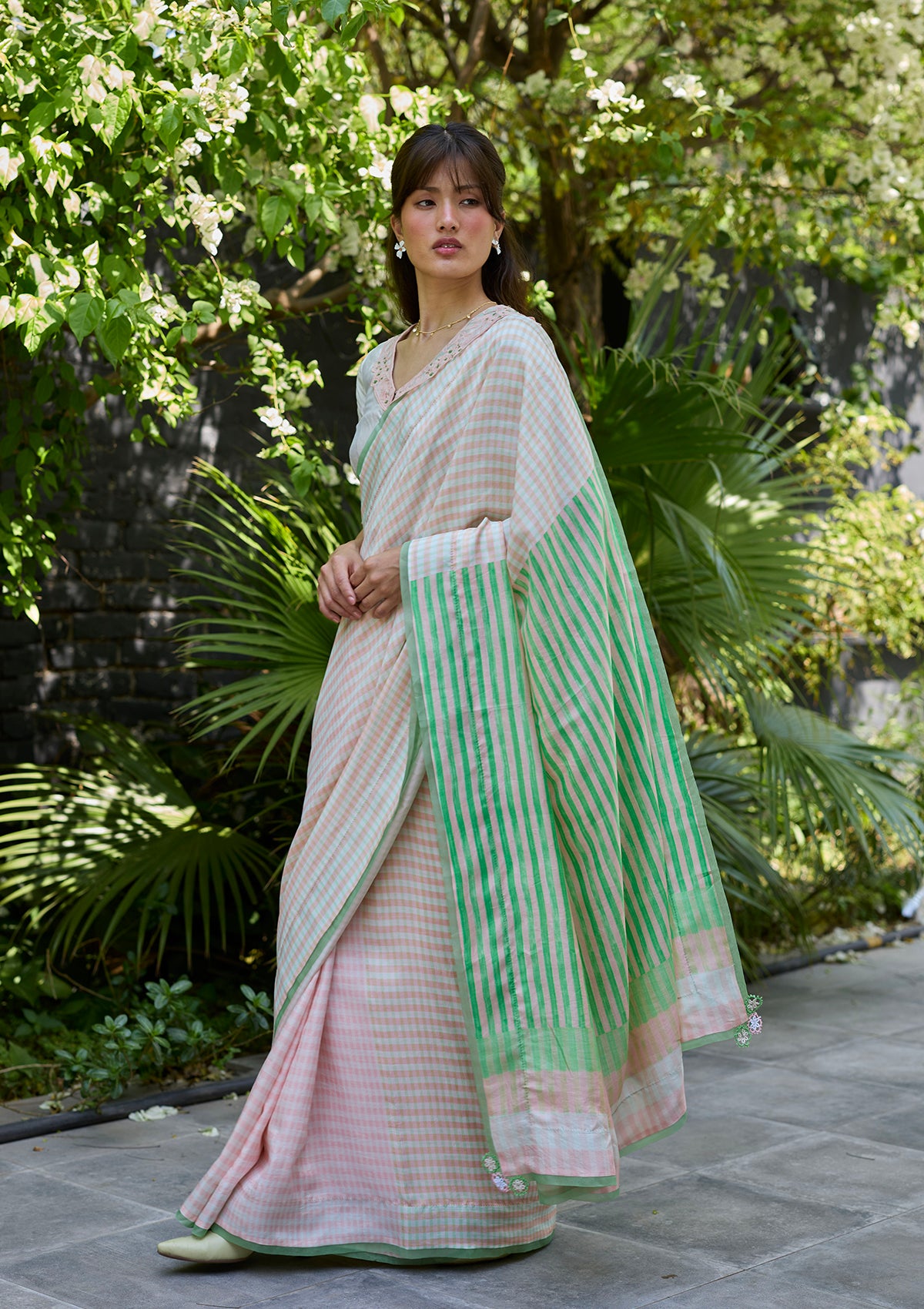 Crossroads Pink Saree