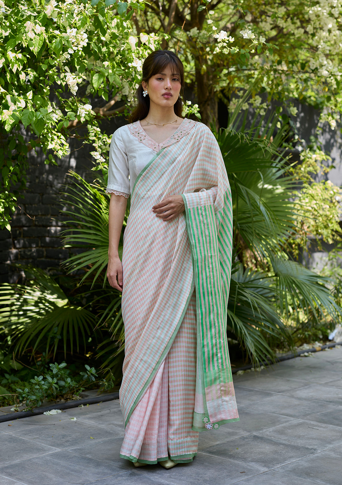 Crossroads Pink Saree