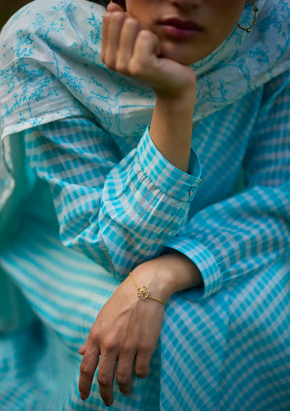 Joyful Paths Blue Kurta Set