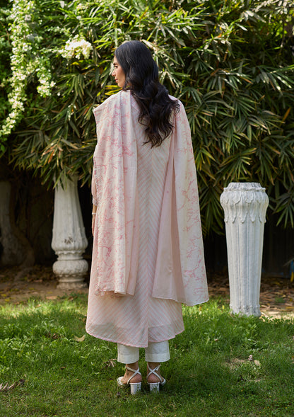 Joyful Paths Pink Kurta Set