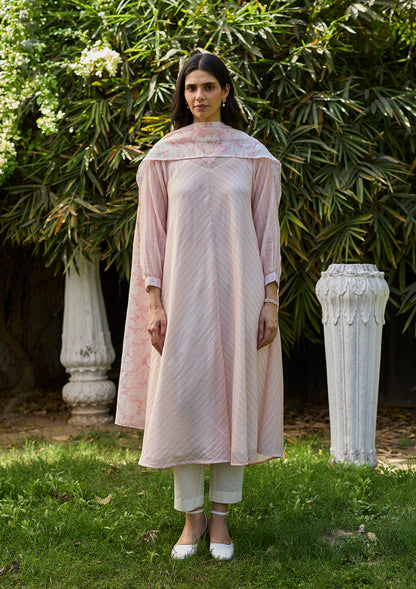 Joyful Paths Pink Kurta Set